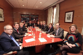El presidente Lesmes ha mantenido una reunión con la Sala de Gobierno del TSJ de La Rioja